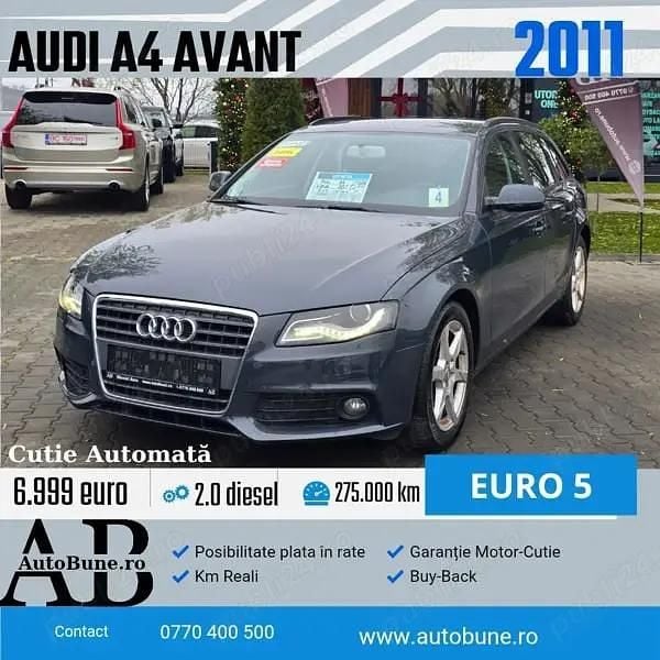 Utilizat 2011 Audi A4 Break | 6.999 EUR (Preț OK) - Imagine 1/4