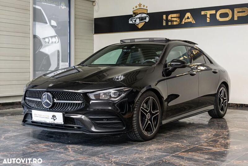 Negru Utilizat 2020 Mercedes CLA200 AMG line Berlinǎ | 25.409 EUR (Preț OK) - Imagine 1/4