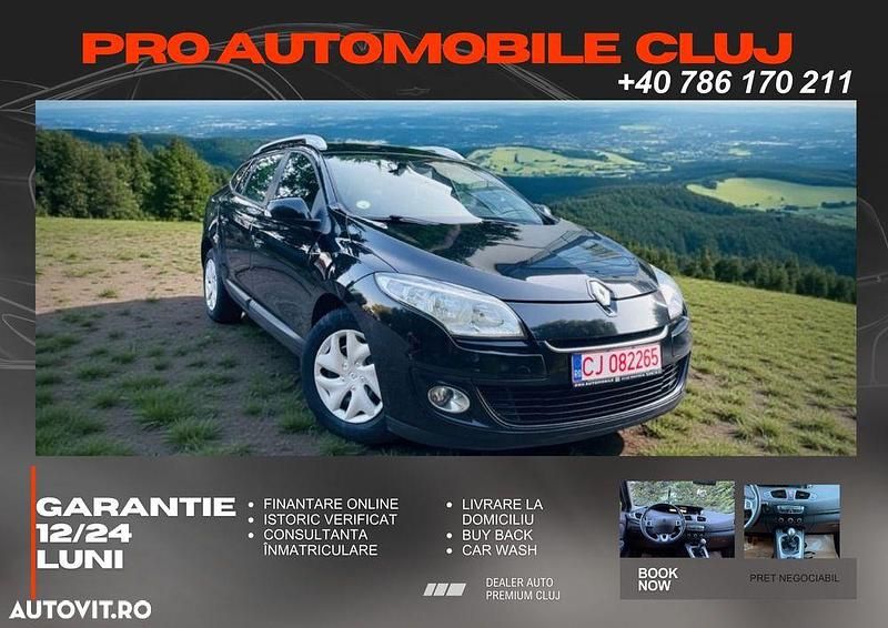 Second-hand Renault Mégane GrandTour Expression 90 CP (66 kW) 2013 Culoarenegru Break