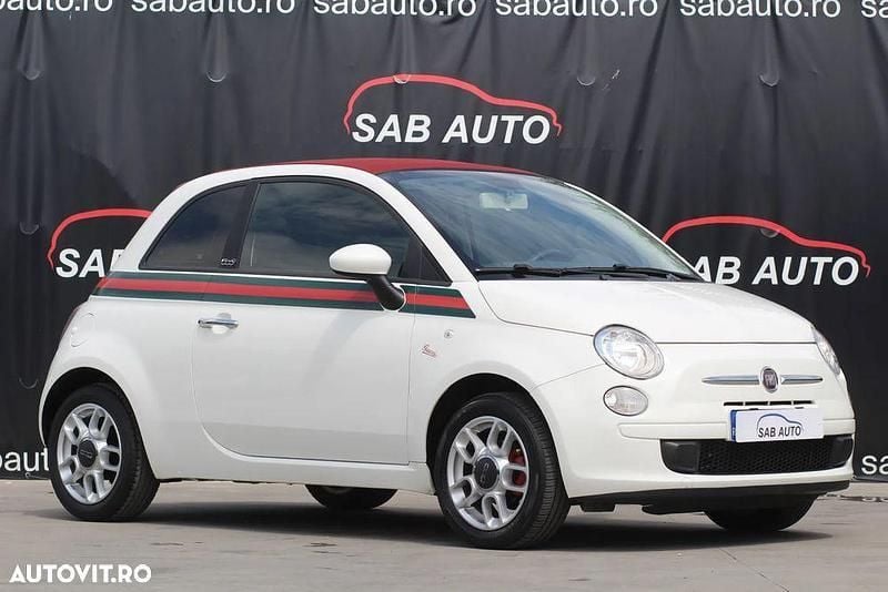 Alb Utilizat 2010 Fiat 500 Cabrio | 5.499 EUR (Preț bun) - Imagine 1/4