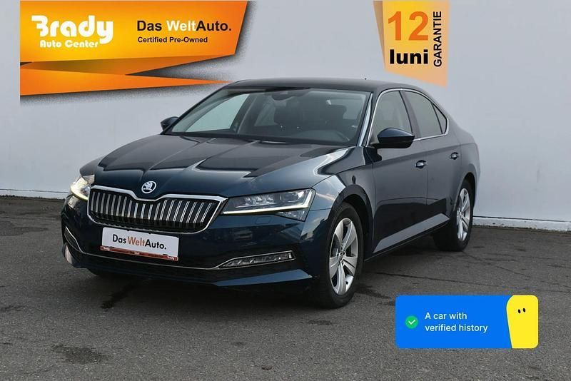 Albastru Utilizat 2020 Skoda Superb | 23.998 EUR (Preț OK) - Imagine 1/4