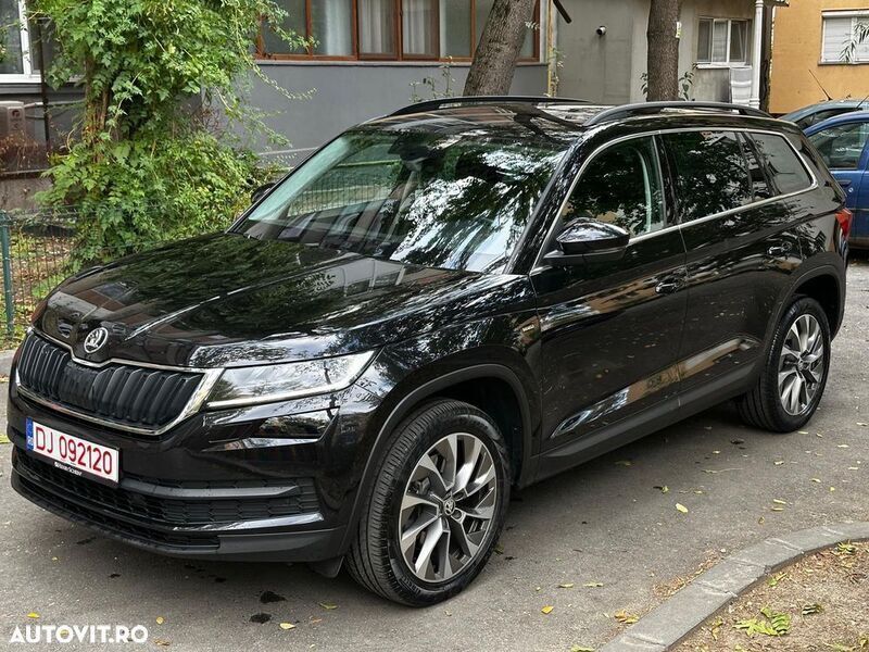 Negru Utilizat 2021 Skoda Kodiaq Clever SUV | 25.650 EUR - Imagine 1/4