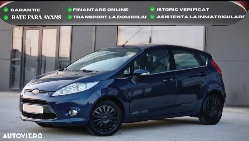 Culoarealbastru Utilizat 2013 Ford Fiesta Titanium Hatchback | 3.099 EUR - Imagine 1/4