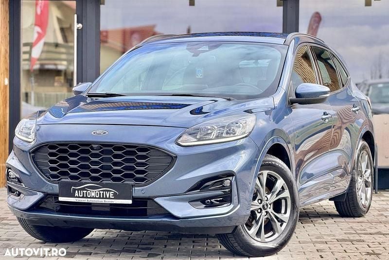 Culoarealbastru Utilizat 2020 Ford Kuga ST-Line SUV | 19.190 EUR (Preț OK) - Imagine 1/4