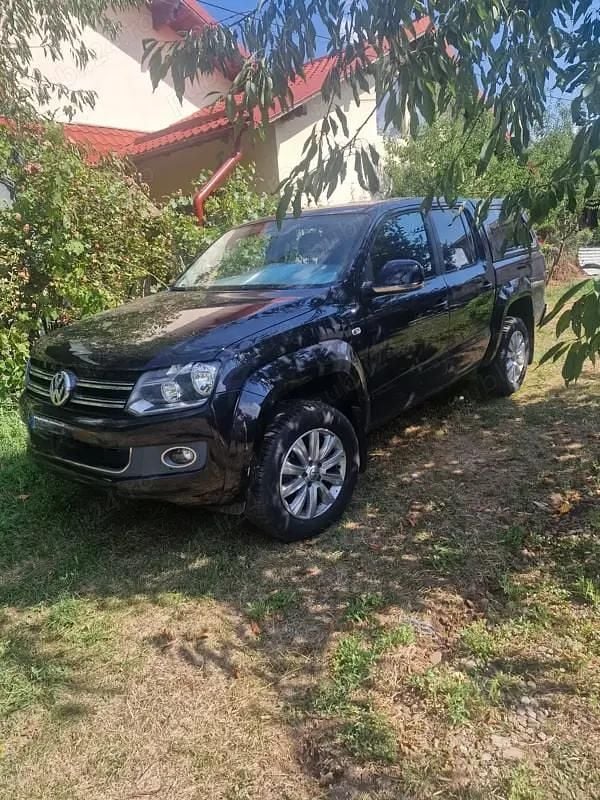 Negru Utilizat 2015 VW Amarok Pickup | 17.400 EUR - Imagine 1/4