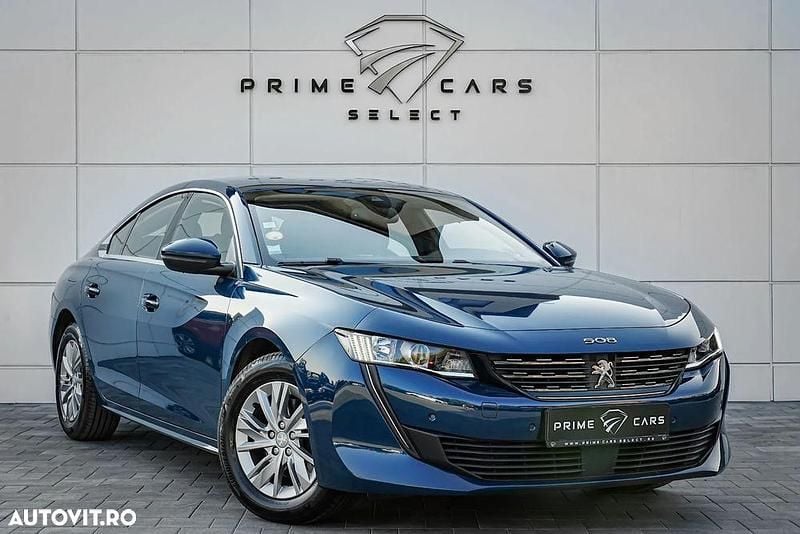 Albastru Utilizat 2021 Peugeot 508 Allure Berlinǎ | 16.976 EUR (Preț OK) - Imagine 1/3