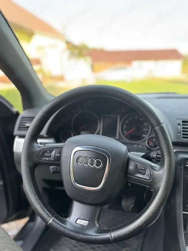 Negru Utilizat 2007 Audi A4 S-Line Break | 4.000 EUR (Puțin scump) - Imagine 1/4