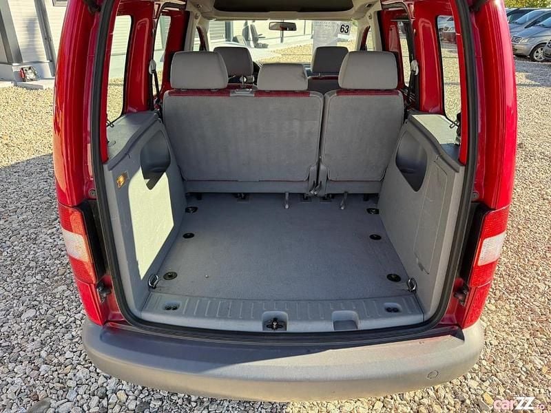 Second-hand VW Caddy 100 CP (73 kW) 2007 Roșu Monovolum