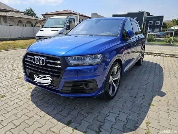 Albastru Utilizat 2017 Audi Q7 SUV | 32.999 EUR (Super Preț) - Imagine 1/4