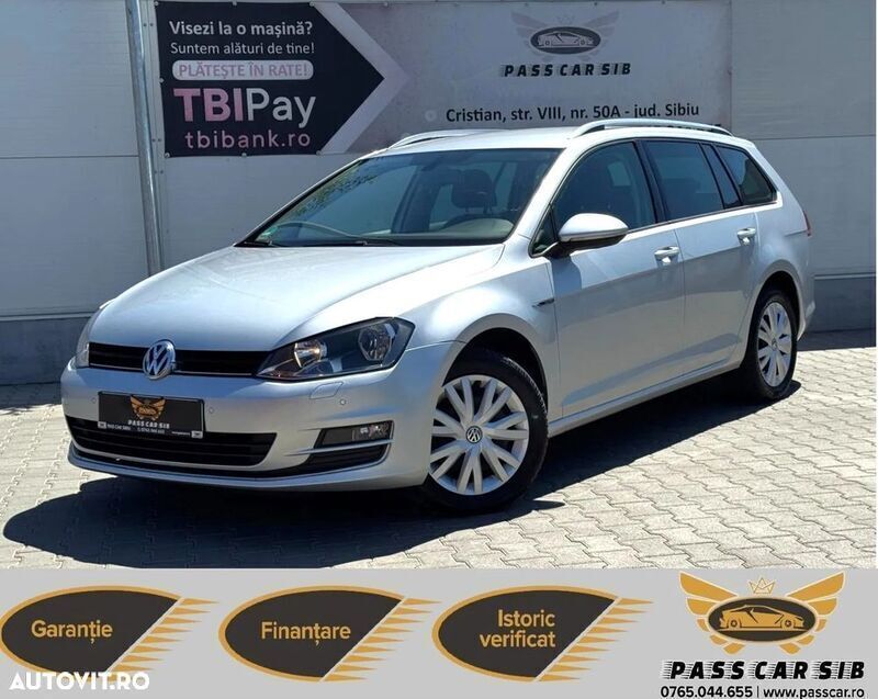 Argint Utilizat 2016 VW Golf VII LOUNGE Break | 8.790 EUR (Preț OK) - Imagine 1/4
