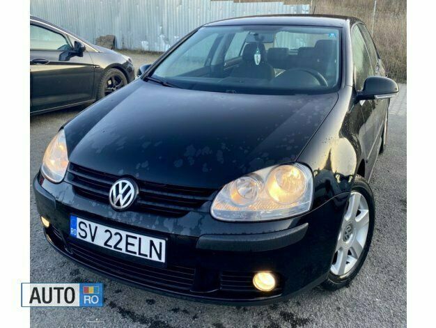 Negru Utilizat 2007 VW Golf V Hatchback | 3.199 EUR (Preț OK) - Imagine 1/4