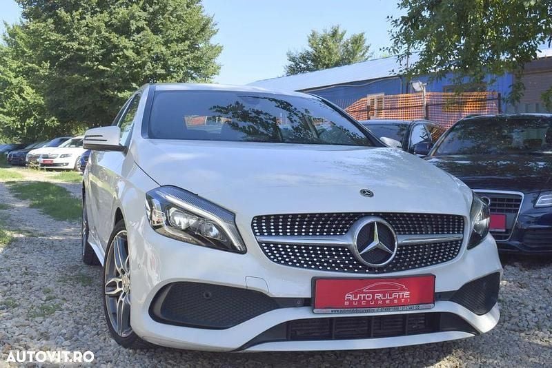 Culoarealb Utilizat 2018 Mercedes A180 AMG line Hatchback | 16.450 EUR (Preț OK) - Imagine 1/4