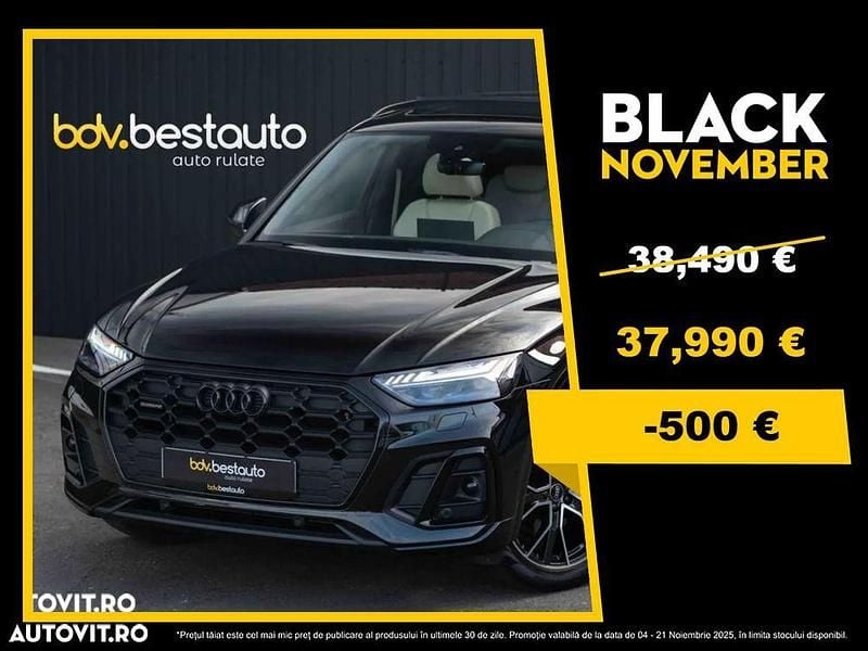 Culoarenegru Utilizat 2022 Audi Q5 S-Line SUV | 37.990 EUR (Preț OK) - Imagine 1/4