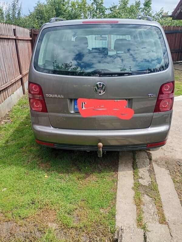 Second-hand VW Touran 105 CP (77 kW) 2007 Gri Monovolum