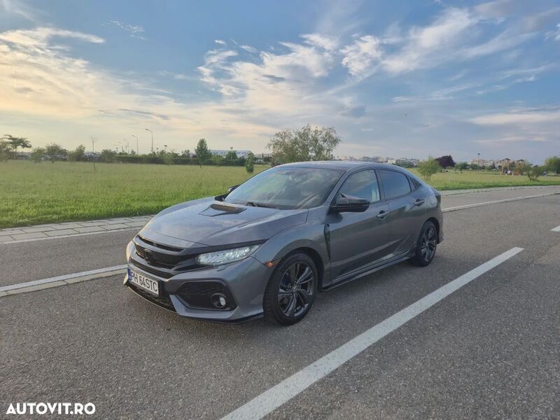 Gri Utilizat 2019 Honda Civic Sport Plus Hatchback | 17.990 EUR (Preț OK) - Imagine 1/4