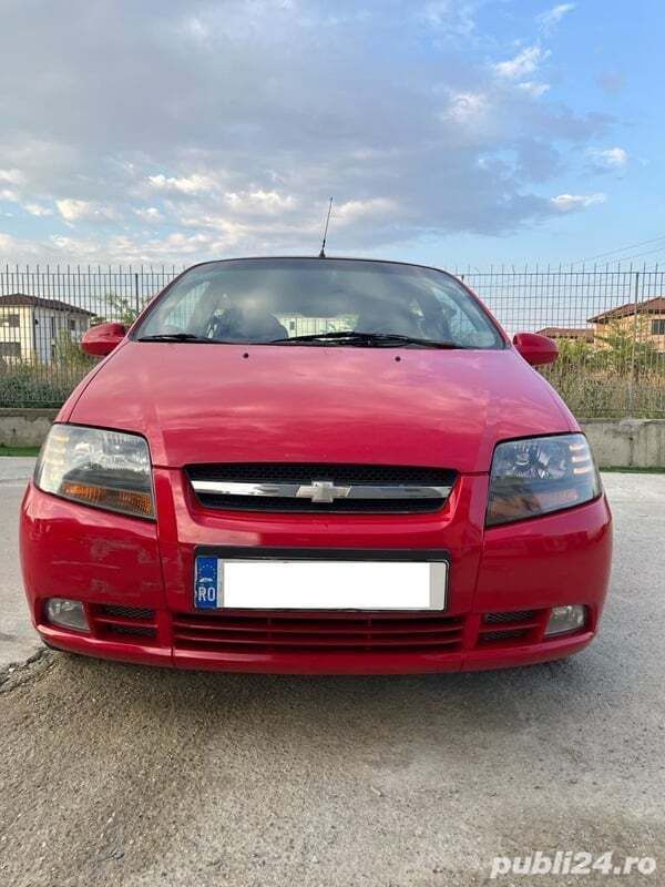 Roșu Utilizat 2007 Chevrolet Aveo Hatchback | 1.500 EUR - Imagine 1/4