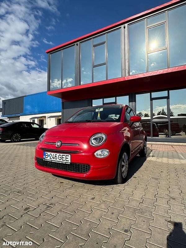 Rosu Utilizat 2018 Fiat 500 Lounge Cabrio | 7.750 EUR (Preț OK) - Imagine 1/4