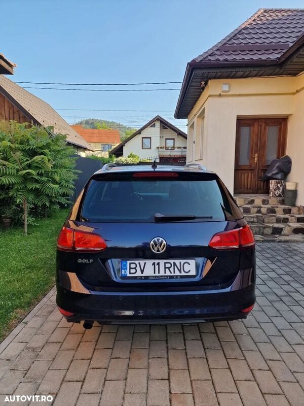 Albastru Utilizat 2016 VW Golf VII Highline Break | 9.150 EUR (Preț OK) - Imagine 1/4