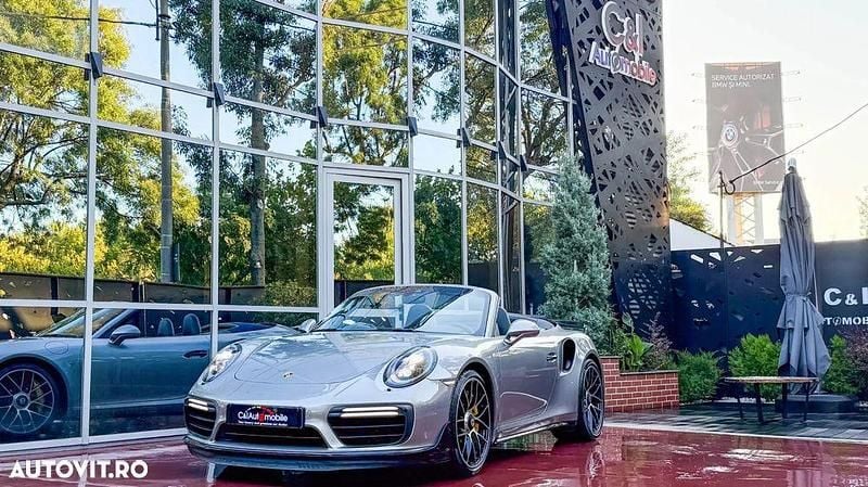 Culoareargint Utilizat 2017 Porsche 911 Turbo S Cabriolet Cabrio | 153.000 EUR - Imagine 1/4