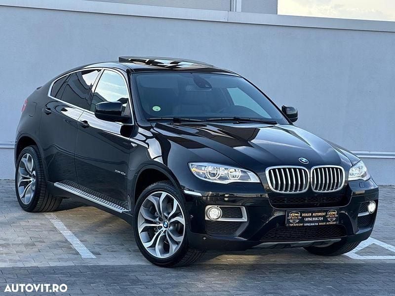 Negru Utilizat 2013 BMW X6 Exclusive SUV | 18.700 EUR (Puțin scump) - Imagine 1/4