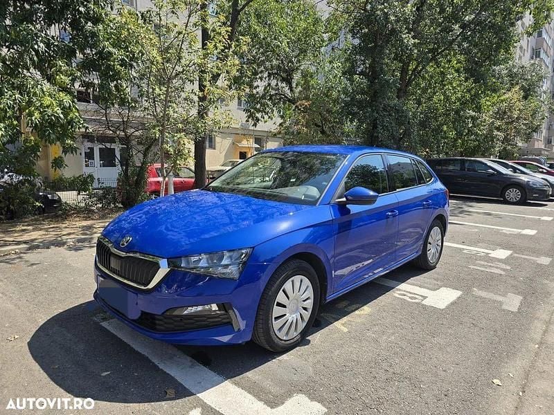 Culoarealbastru Utilizat 2019 Skoda Scala Ambition Hatchback | 14.000 EUR (Preț OK) - Imagine 1/4