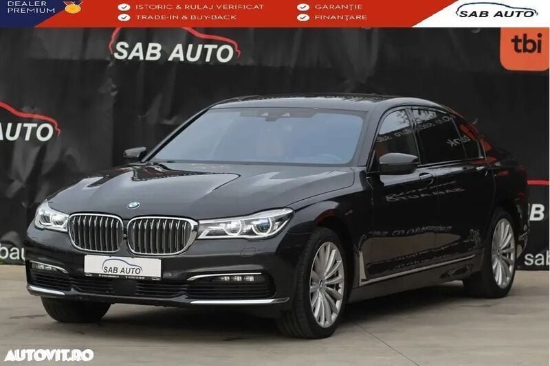 Negru Utilizat 2017 BMW 750L Berlinǎ | 37.990 EUR - Imagine 1/4