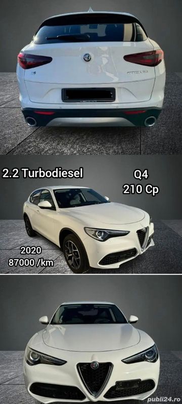 Alb Utilizat 2020 Alfa Romeo Stelvio SUV | 27.000 EUR (Preț OK) - Imagine 1/4