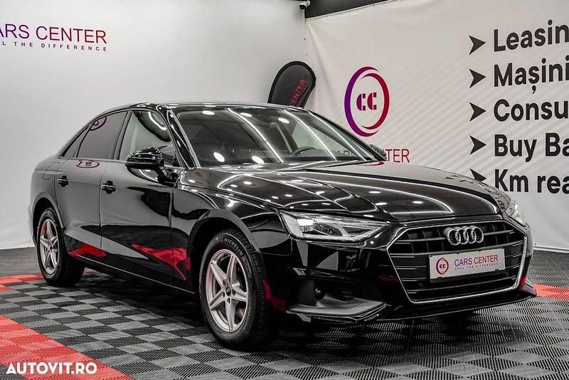 Negru Utilizat 2022 Audi A4 Advanced Berlinǎ | 25.299 EUR (Preț OK) - Imagine 1/4
