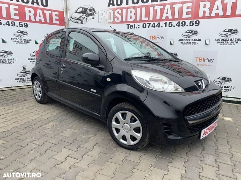 Second-hand Peugeot 107 68 CP (50 kW) 2011 Negru Hatchback