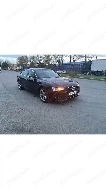Negru Second-hand 2013 Audi A5 Sportback Hatchback | 12.000 EUR - Imagine 1/4