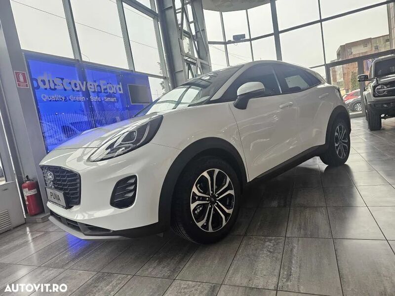 Alb Nouă 2025 Ford Puma Titanium SUV | 19.711 EUR (Preț OK) - Imagine 1/4