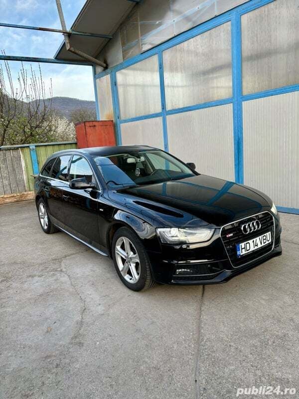Negru Utilizat 2015 Audi A4 S-Line Break | 12.388 EUR (Preț OK) - Imagine 1/4