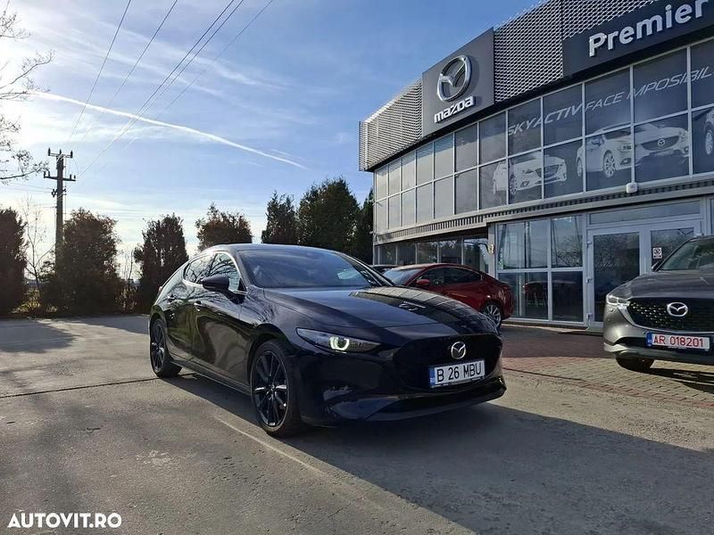 Culoarenegru Utilizat 2023 Mazda 3 Hatchback | 24.500 EUR (Scump) - Imagine 1/4