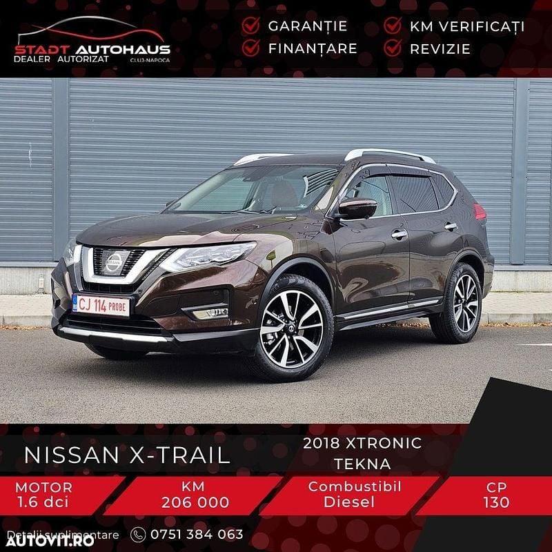 Culoaremaro Utilizat 2018 Nissan X-Trail Tekna SUV | 15.800 EUR (Puțin scump) - Imagine 1/4