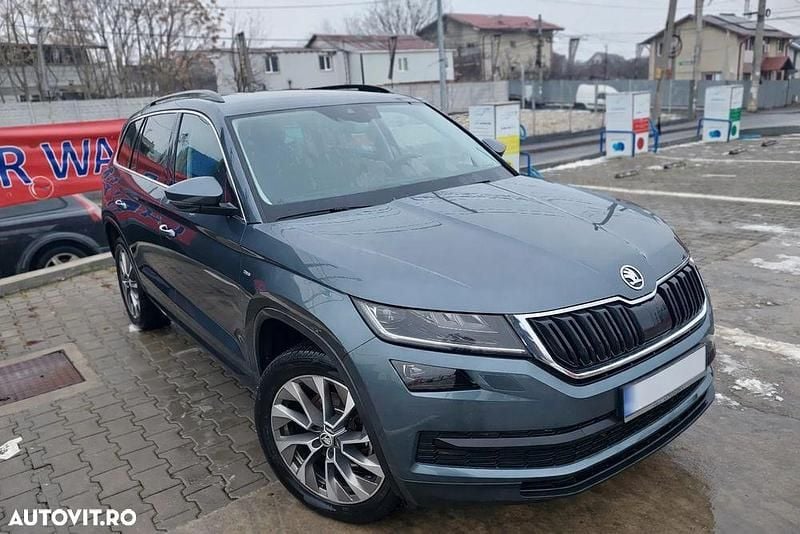 Second-hand Skoda Kodiaq Clever 150 CP (110 kW) 2021 Culoareverde SUV