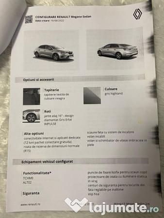 Second-hand Renault Mégane IV 140 CP (102 kW) 2023 Gri Berlinǎ