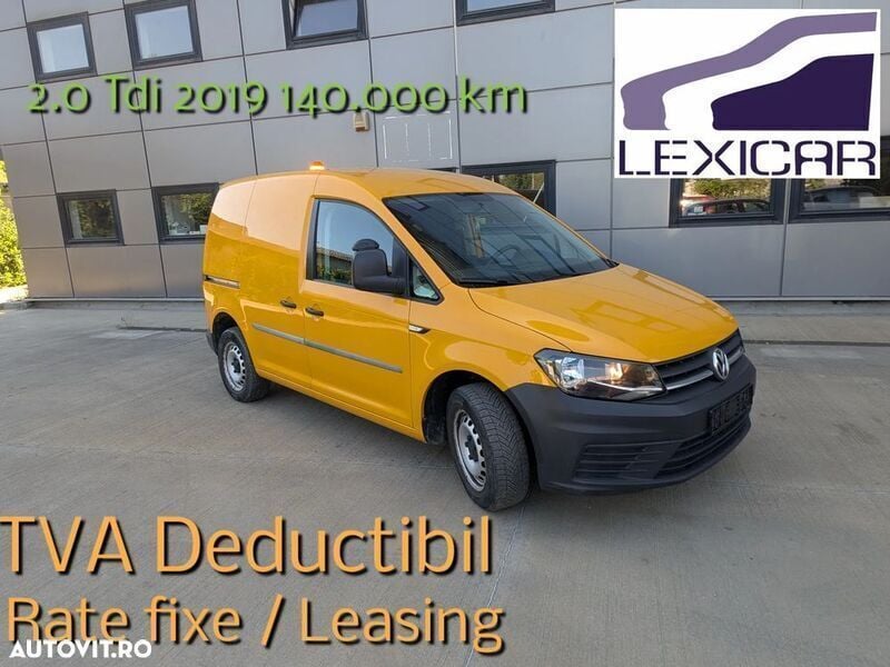 Galbeuriu Utilizat 2019 VW Caddy Monovolum | 9.599 EUR (Super Preț) - Imagine 1/4