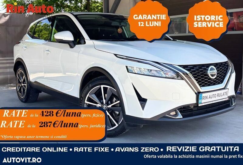 Alb Utilizat 2022 Nissan Qashqai SUV | 18.990 EUR (Preț OK) - Imagine 1/4