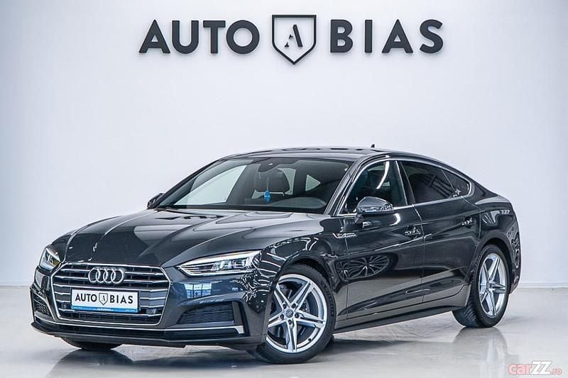 Gri Utilizat 2019 Audi A5 Sportback S-Line Berlinǎ | 21.950 EUR (Preț bun) - Imagine 1/4