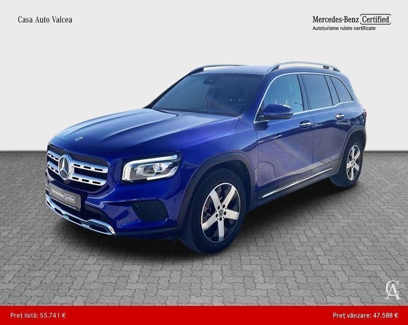 Albastru Utilizat 2022 Mercedes GLB200 SUV | 47.588 EUR - Imagine 1/4