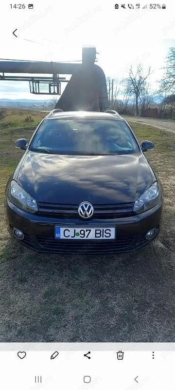 Second-hand VW Golf VI 122 CP (89 kW) 2010 Negru Hatchback