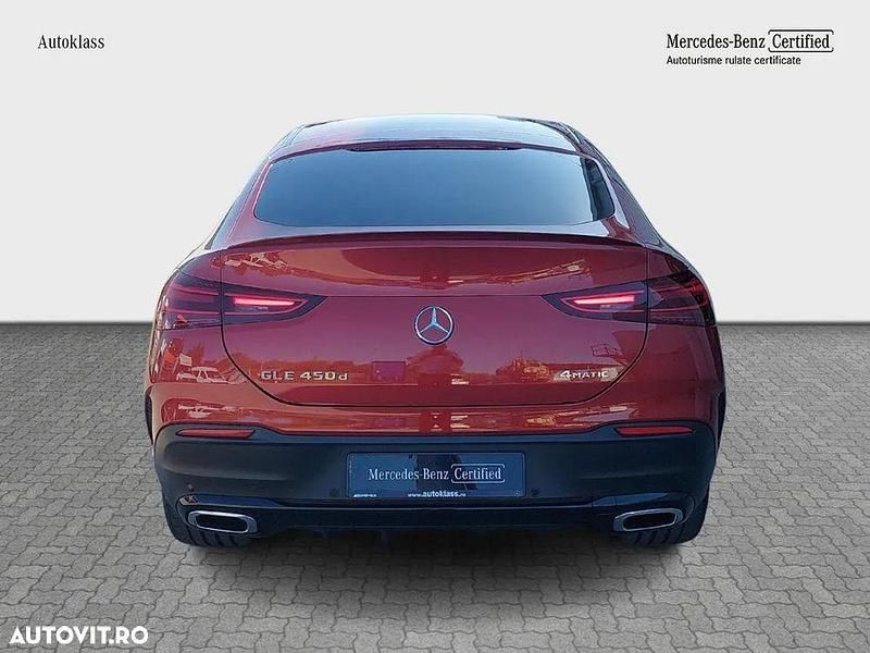Second-hand Mercedes GLE450 AMG Advanced Plus 367 CP (269 kW) 2024 Culoarerosu Coupe