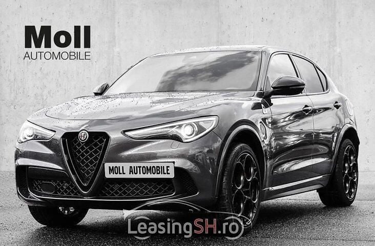 Gri Utilizat 2021 Alfa Romeo Stelvio Quadrifoglio SUV | 59.050 EUR - Imagine 1/4