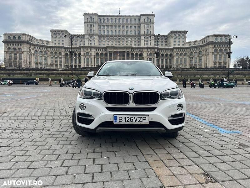 Second-hand BMW X6 258 CP (189 kW) 2015 Culoarealb SUV