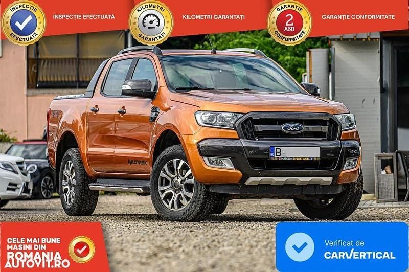 Second-hand Ford Ranger Wildtrack 200 CP (147 kW) 2018 Culoareportocaliu Pickup