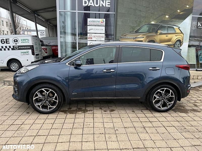Second-hand Kia Sportage GT-Line 136 CP (100 kW) 2021 Culoarealbastru SUV
