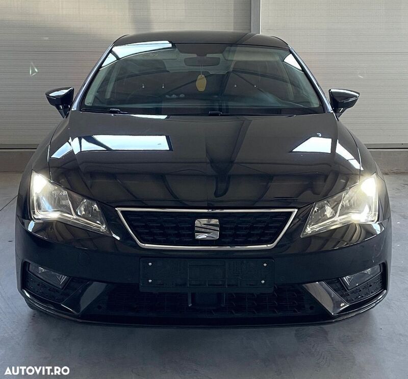 Negru Utilizat 2017 Seat Leon Hatchback | 10.790 EUR (Preț OK) - Imagine 1/4