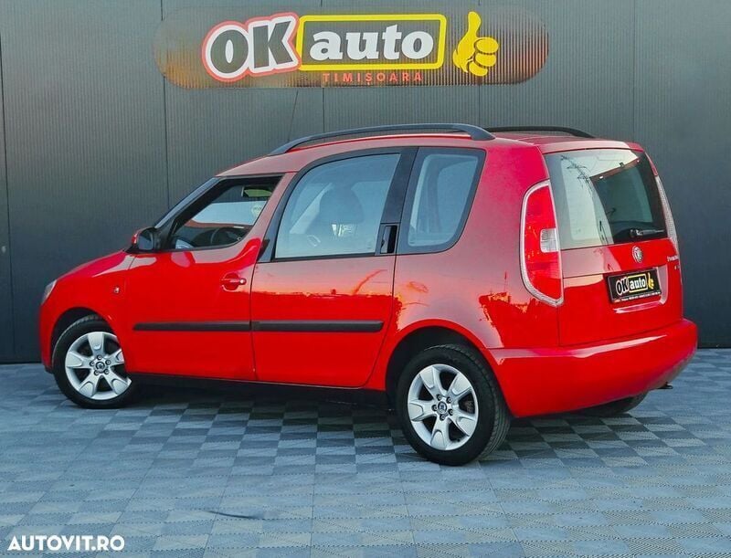 Second-hand Skoda Roomster 105 CP (77 kW) 2007 Rosu Monovolum