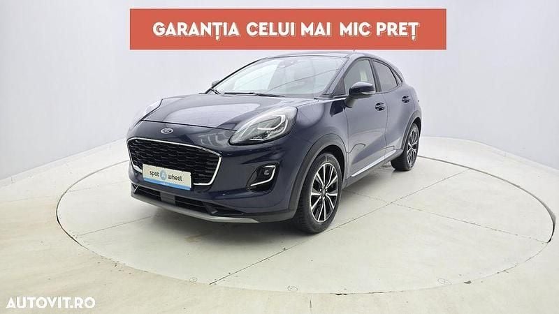 Culoarealbastru Utilizat 2022 Ford Puma Titanium SUV | 15.250 EUR (Preț OK) - Imagine 1/3