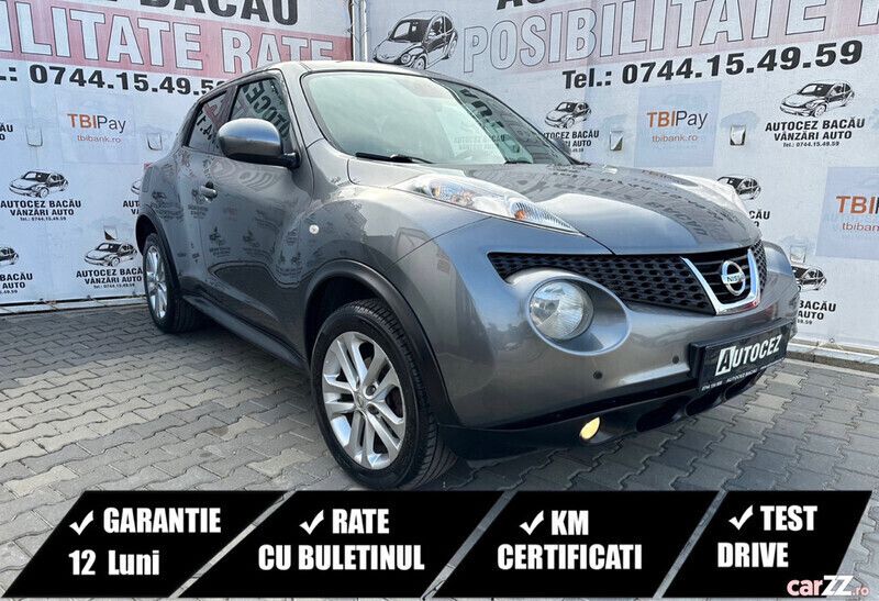 Gri Utilizat 2012 Nissan Juke Acenta SUV | 6.950 EUR (Preț OK) - Imagine 1/4